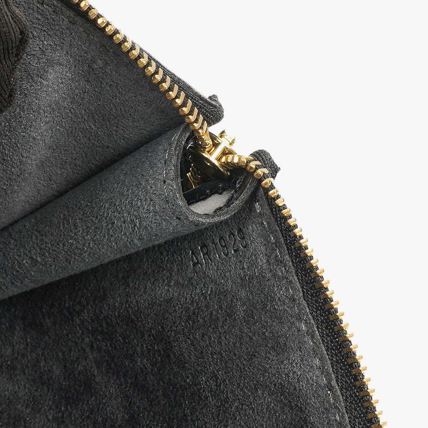 Louis Vuitton Pochette Accessoires Black EPI Leather Clutch Bag