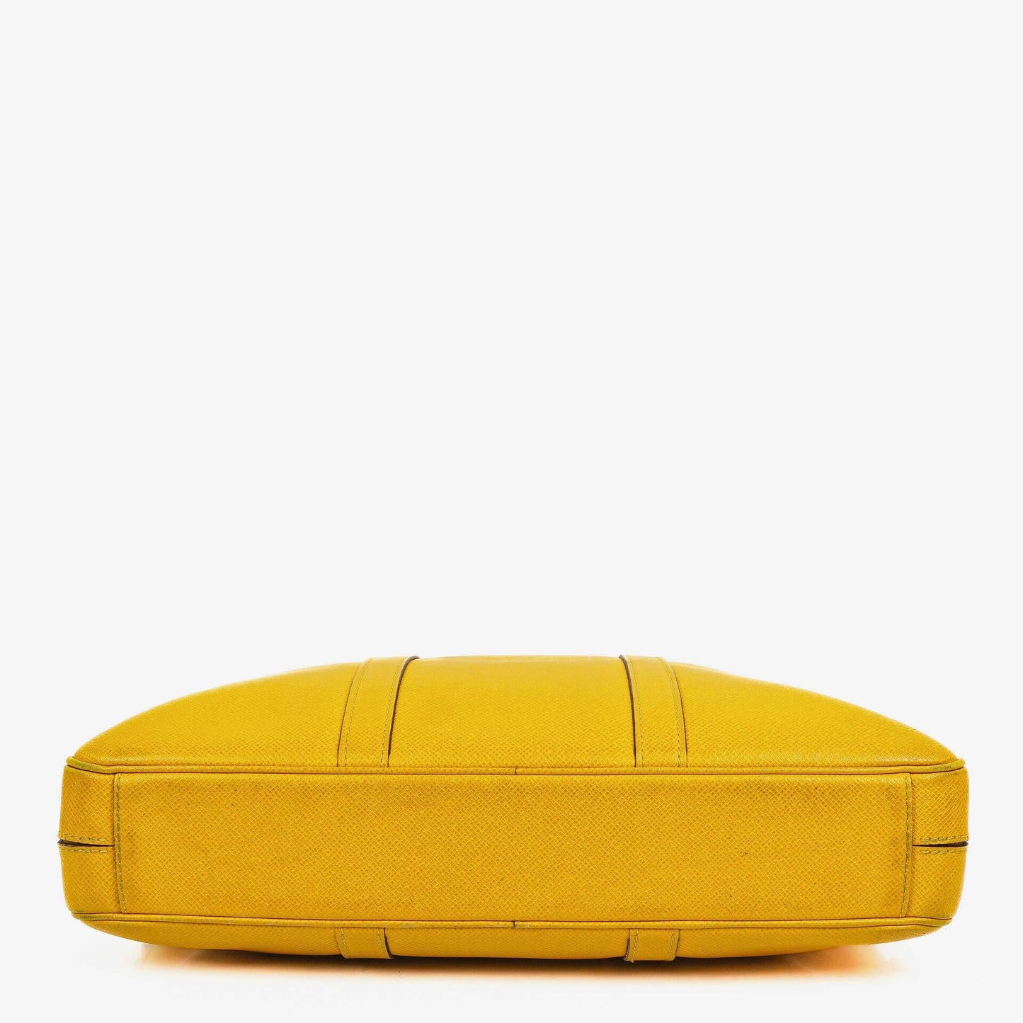 Louis Vuitton Porte Documents Voyage Yellow Altair Taiga Leather Briefcase