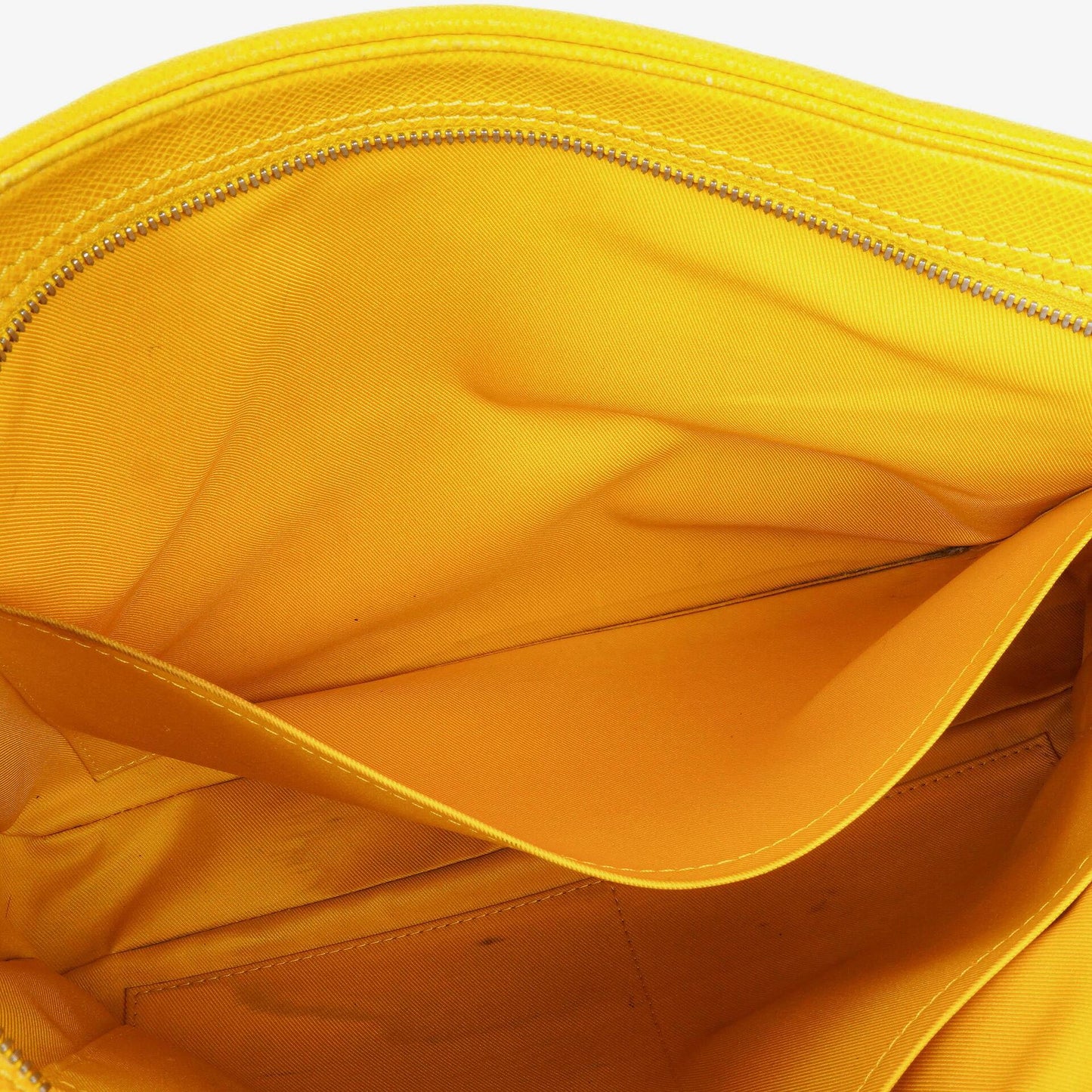 Louis Vuitton Porte Documents Voyage Yellow Altair Taiga Leather Briefcase
