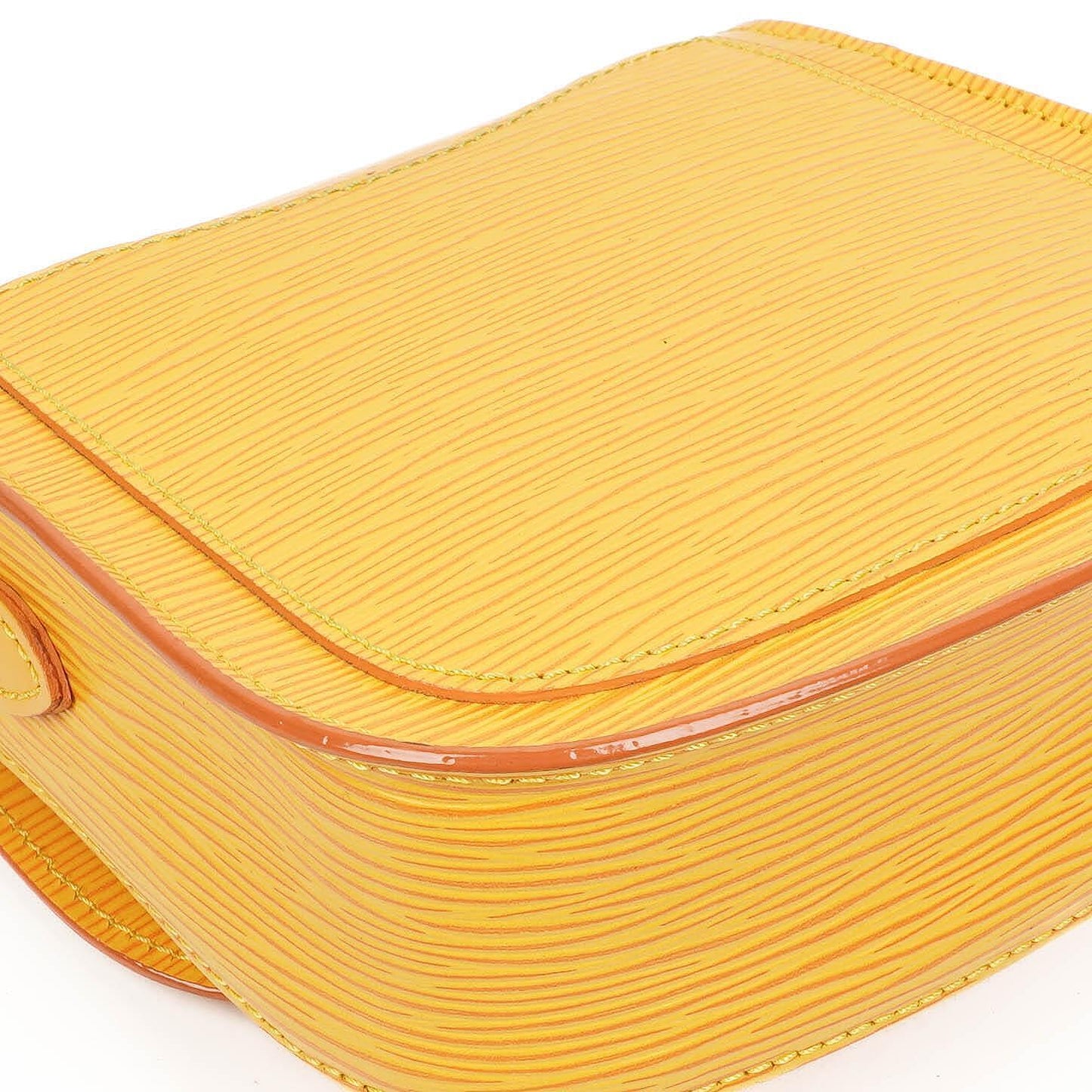 Louis Vuitton Saint Cloud PM Yellow EPI Leather Crossbody Bag