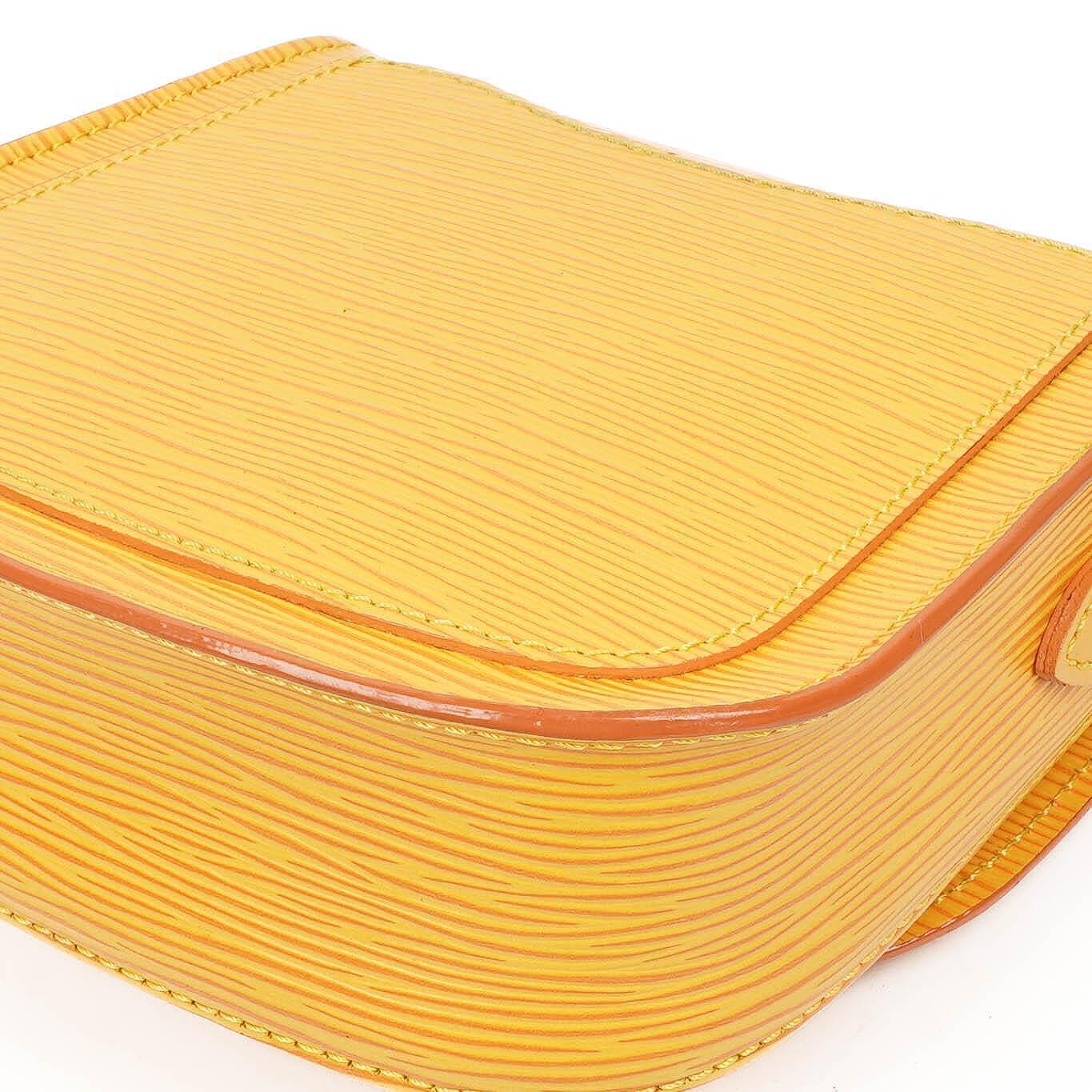 Louis Vuitton Saint Cloud PM Yellow EPI Leather Crossbody Bag