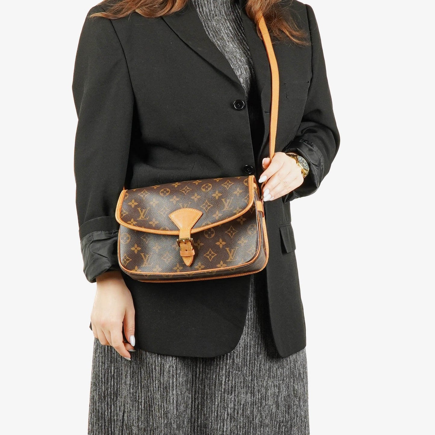 Louis Vuitton Sologne Monogram Canvas Shoulder Bag