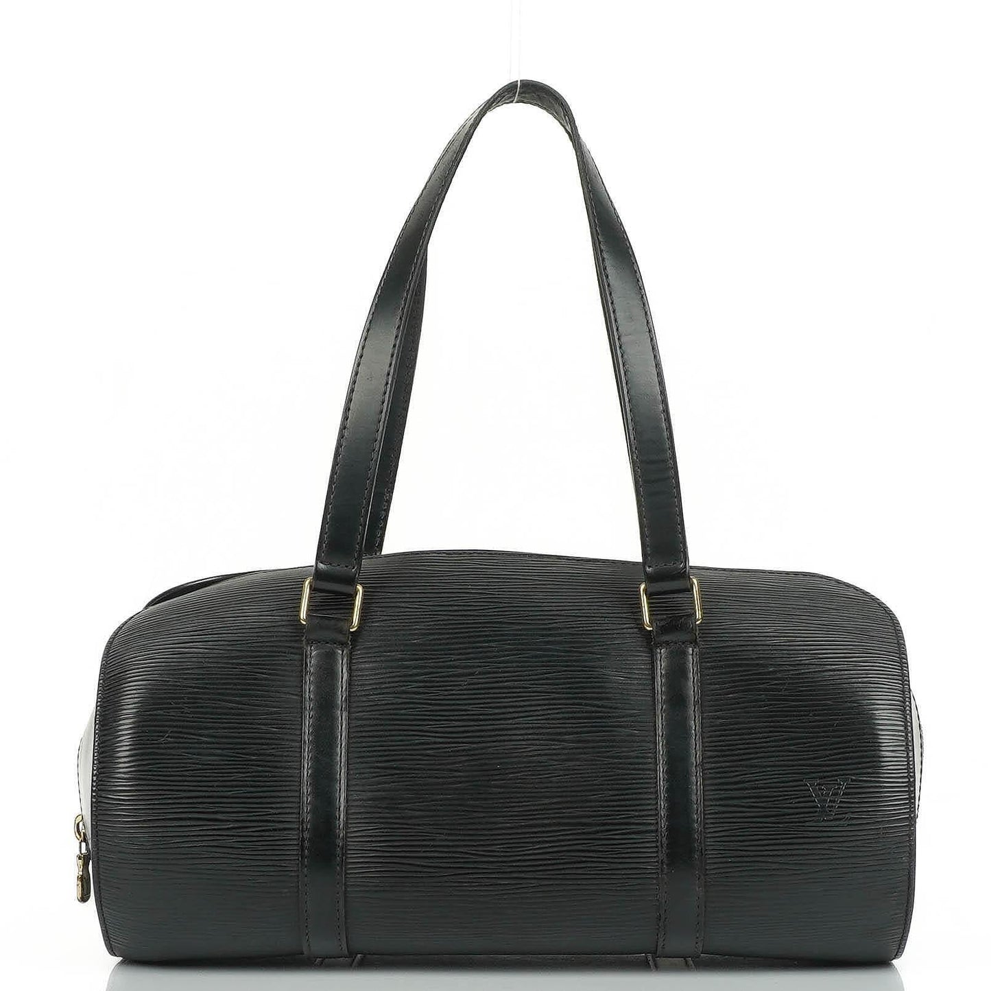 Louis Vuitton Soufflot Handbag In Black Epi Leather