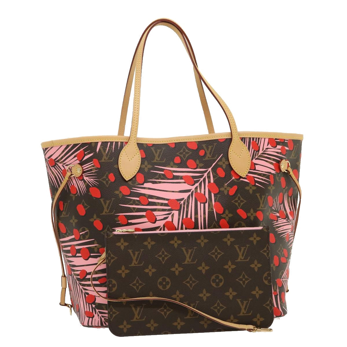 LOUIS VUITTON Monogram Jungle Dot Neverfull MM Tote Bag M41979 LV lt480A