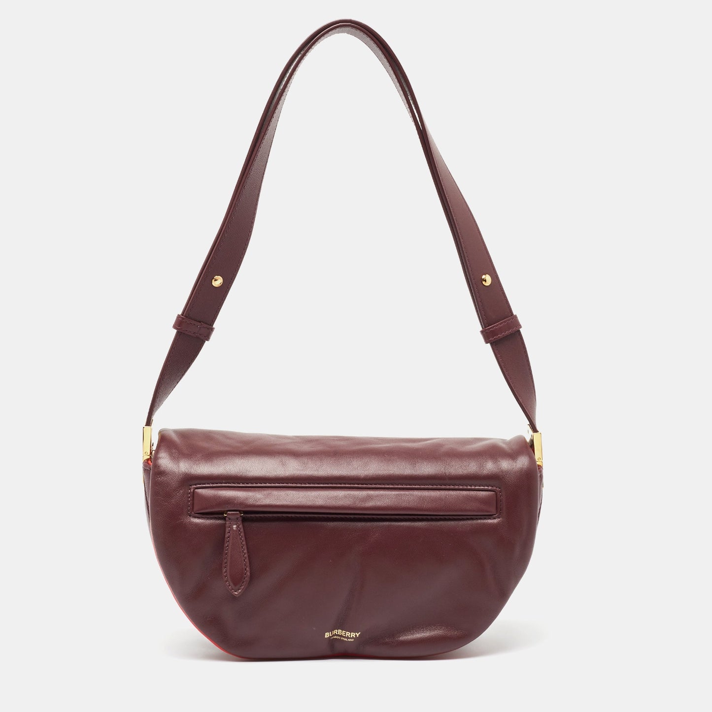 Burberry Maroon Small Shoulder Bag - Rovelle Bags