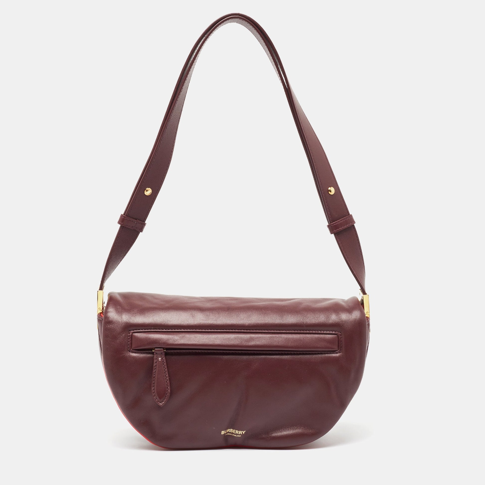 Burberry Maroon Small Shoulder Bag - Rovelle Bags