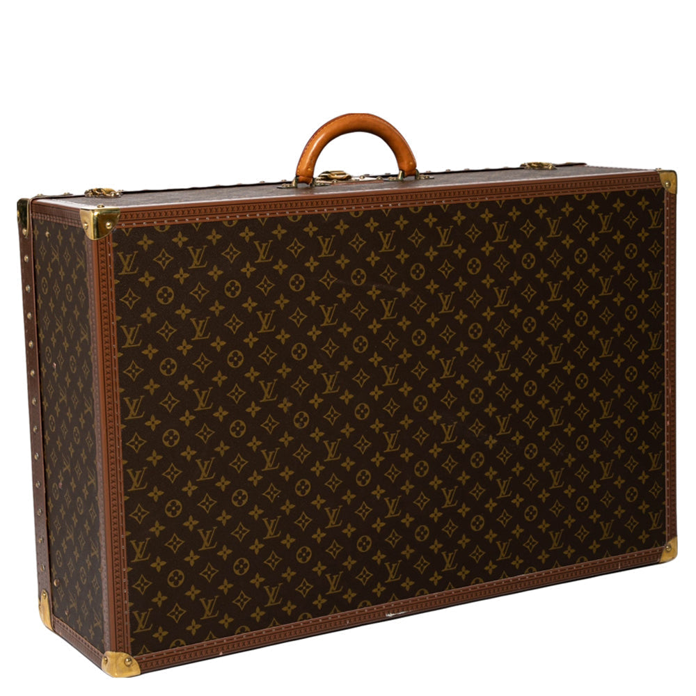 Louis Vuitton Monogram Canvas Alzer 80 Luggage Trunk