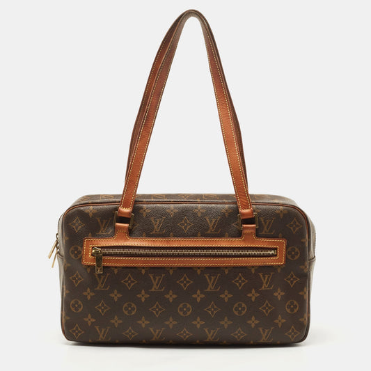 LOUIS VUITTON Monogram Canvas Cite GM Bag
