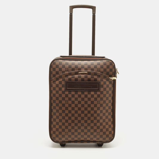 LOUIS VUITTON Damier Ebene Canvas Pegase 45 Luggage