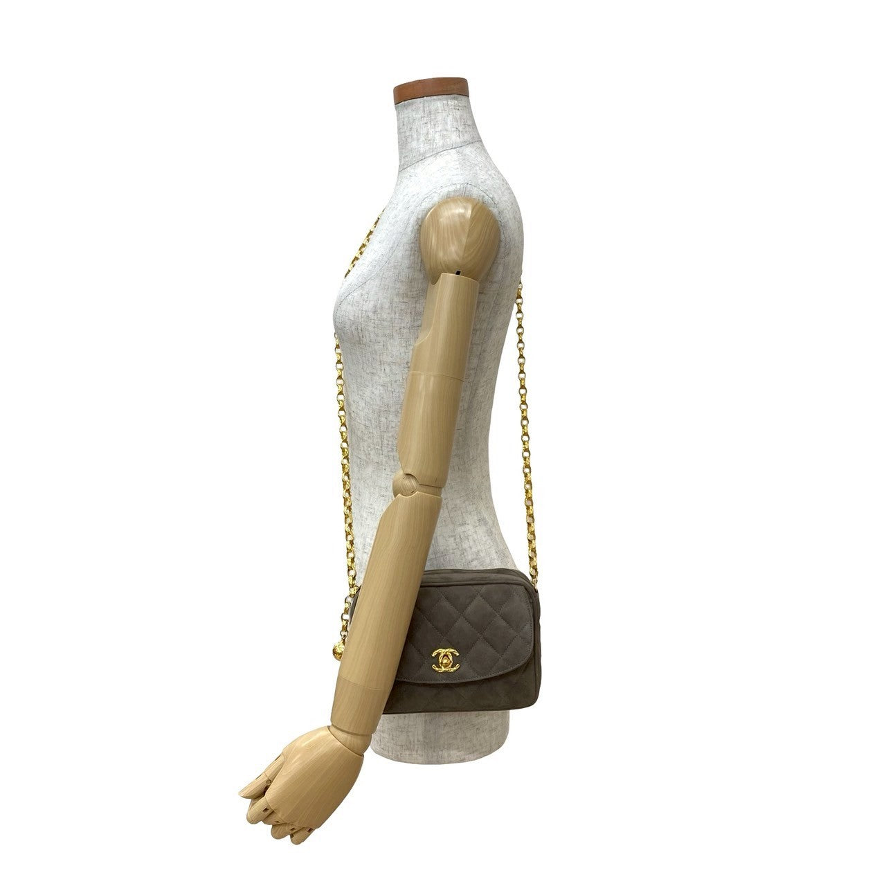 Chanel Matelasse Suede Shoulder Bag - Rovelle Bags