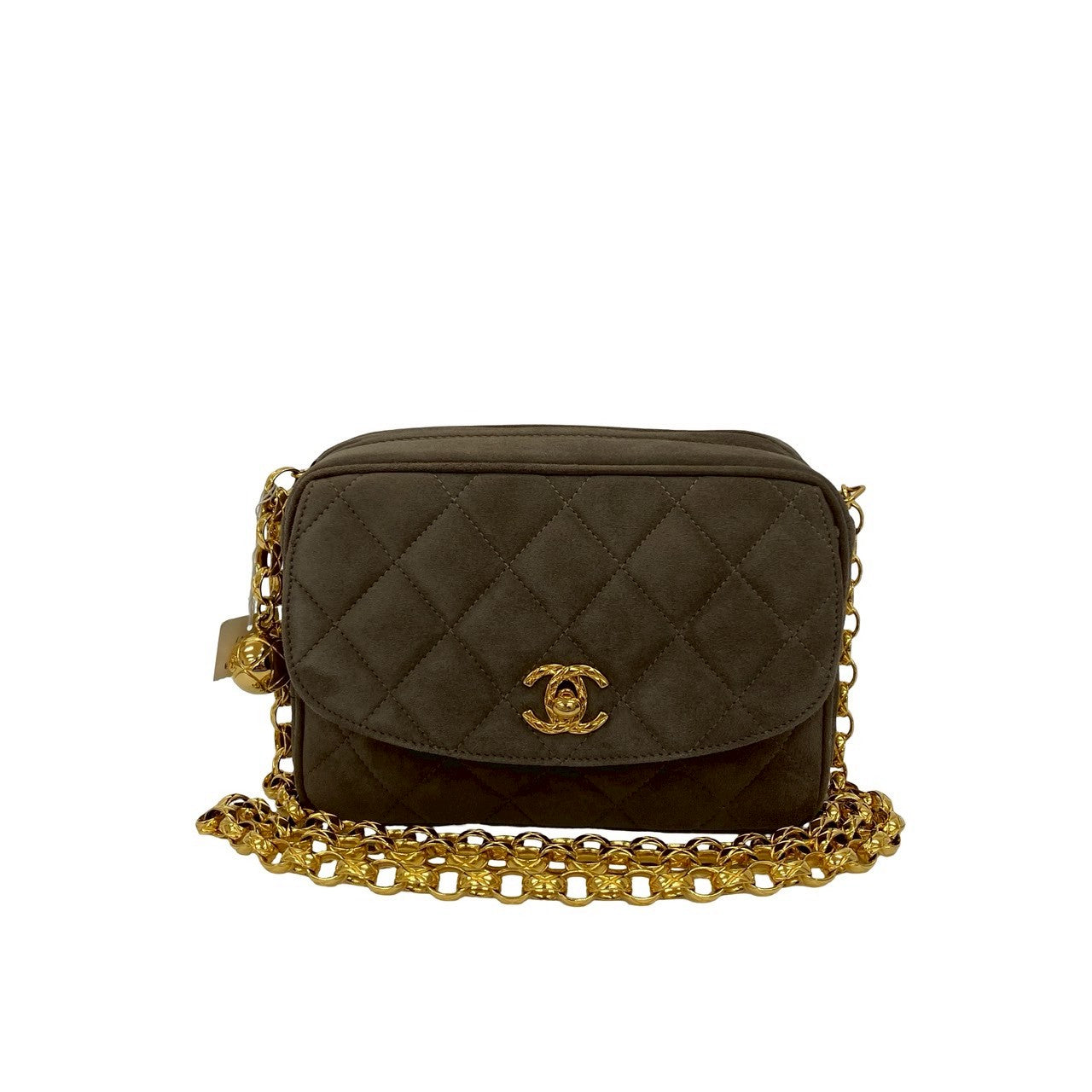 Chanel Matelasse Suede Shoulder Bag - Rovelle Bags