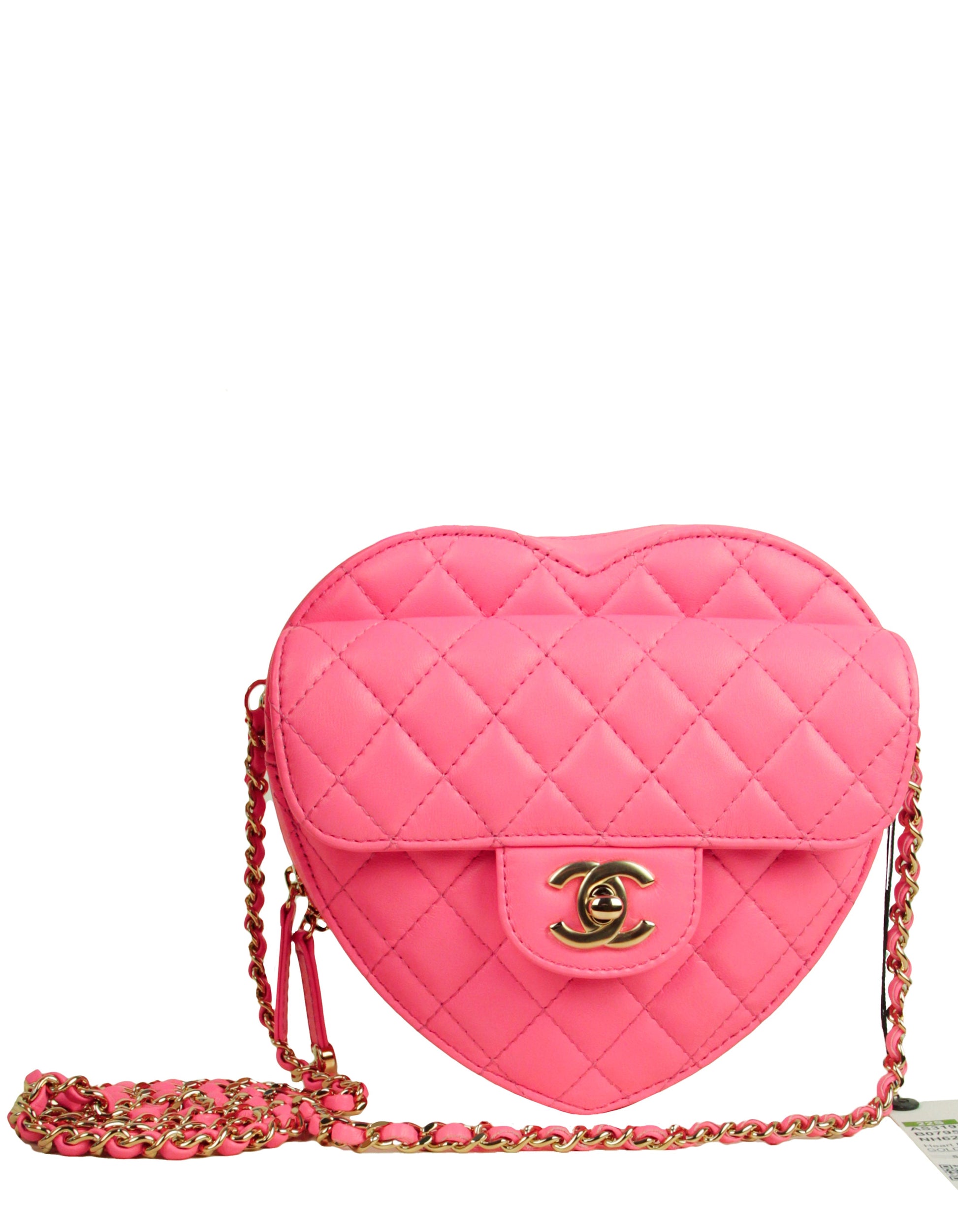 Chanel Pink Lambskin Quilted CC In Crossbody Bag - Rovelle Bags