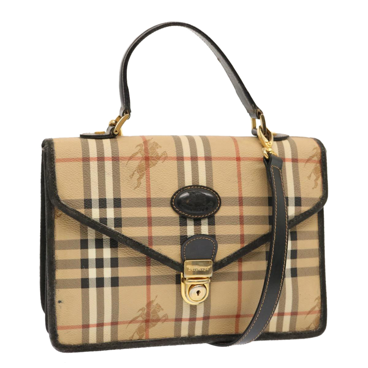 Burberry Check Handbag - Rovelle Bags