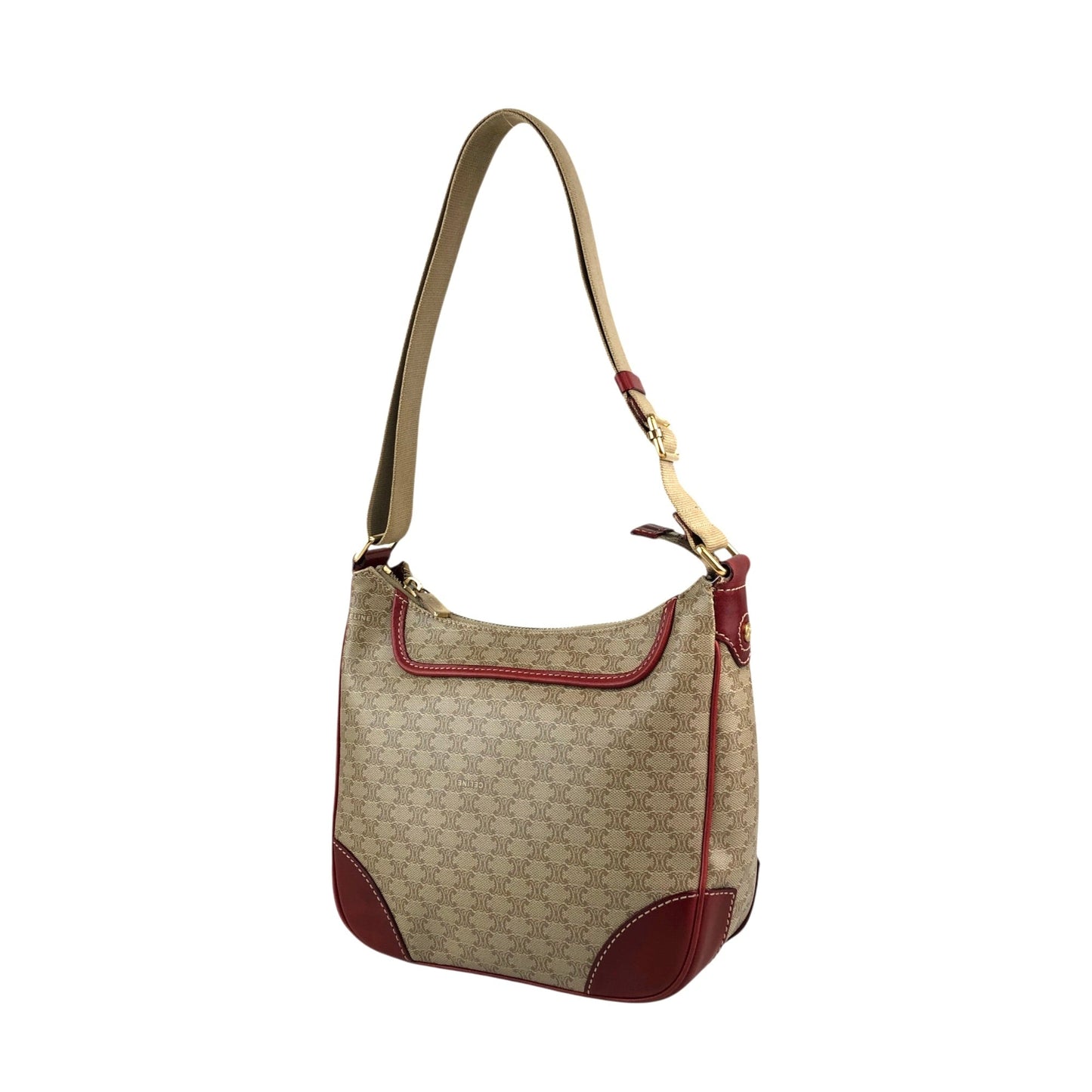 CELINE Macadam Shoulder bag Beige ebftjm