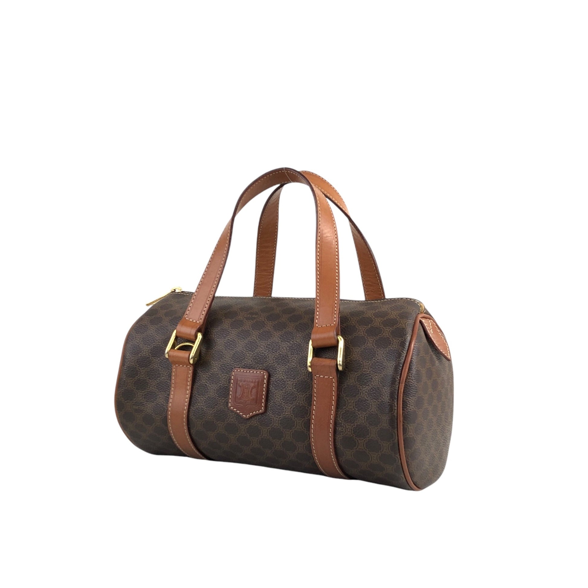CELINE Two-way Handbag Shoulder bag Brown tj3xfx