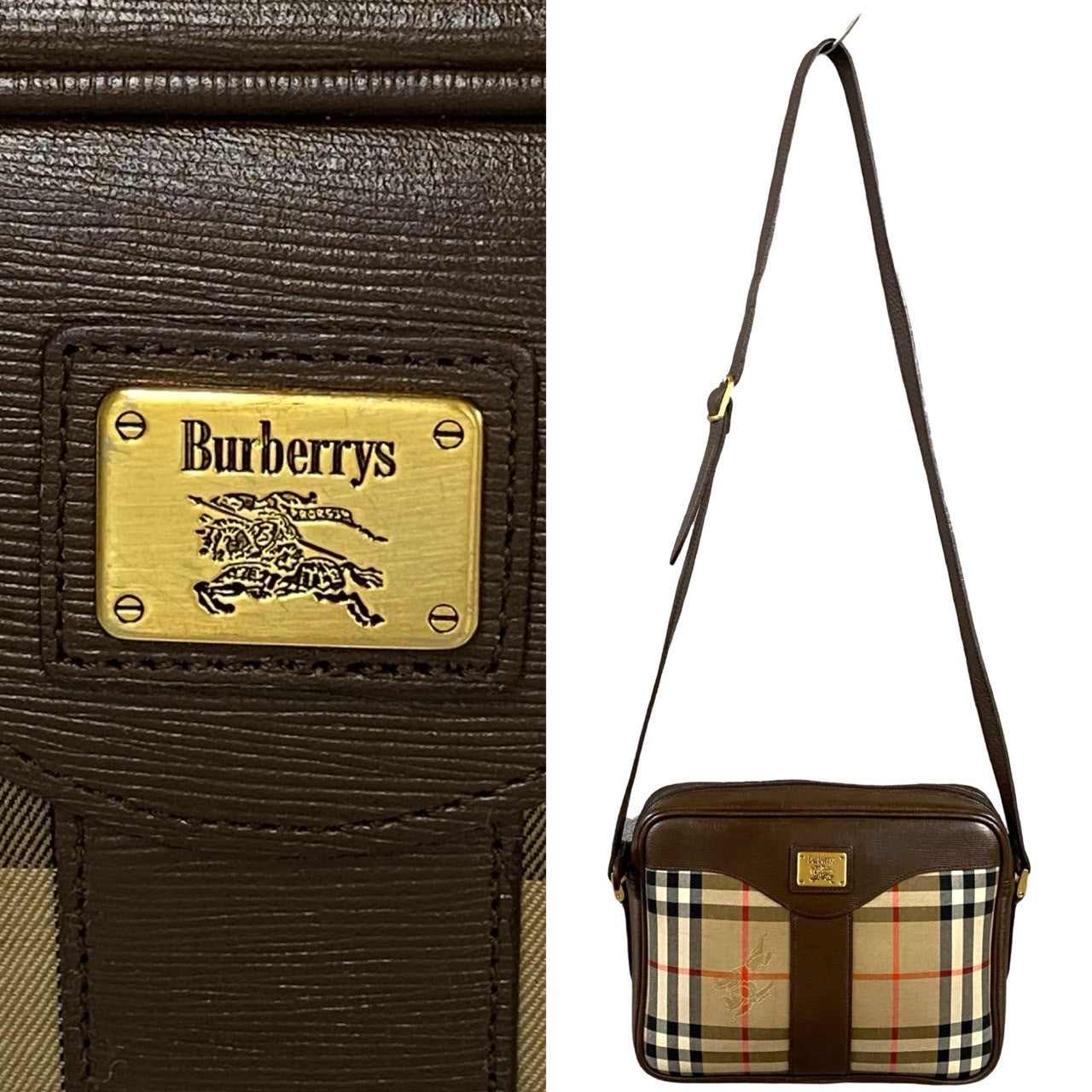 Burberry Check Shoulder Bag - Rovelle Bags