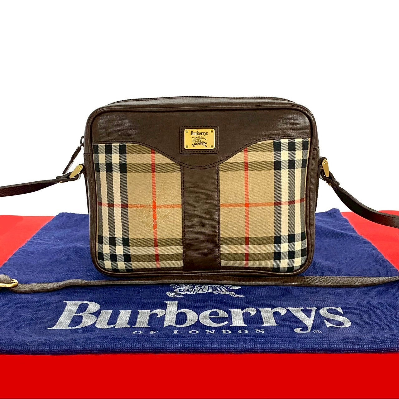 Burberry Check Shoulder Bag - Rovelle Bags