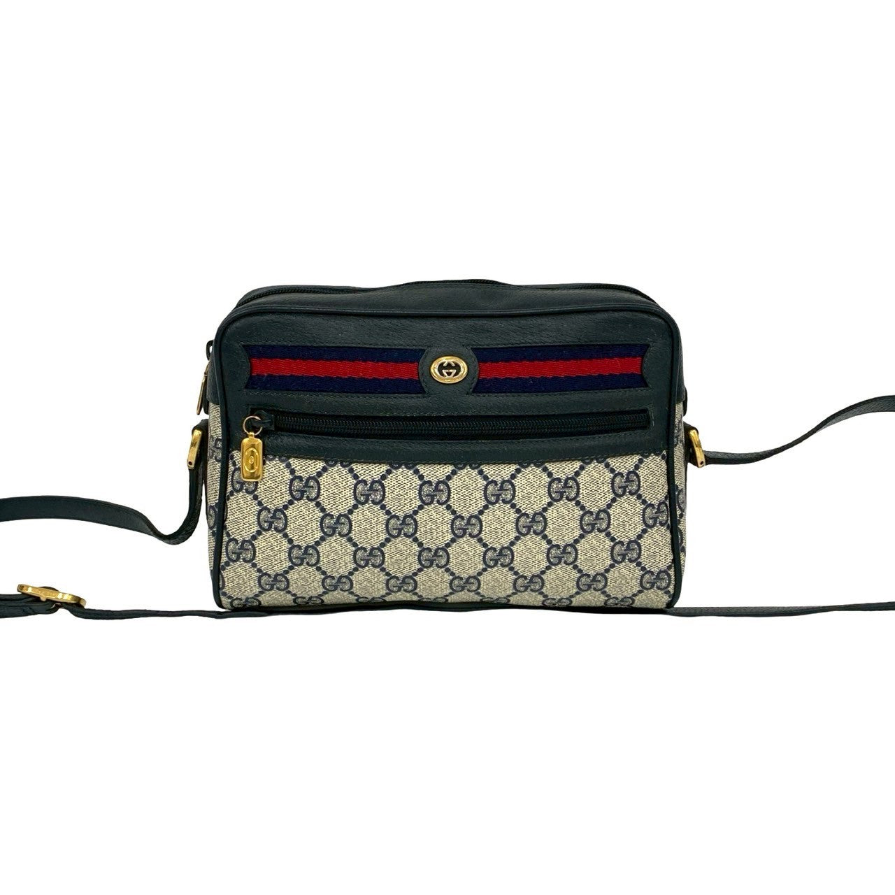 Gucci GG Logo PVC Leather Shoulder Bag