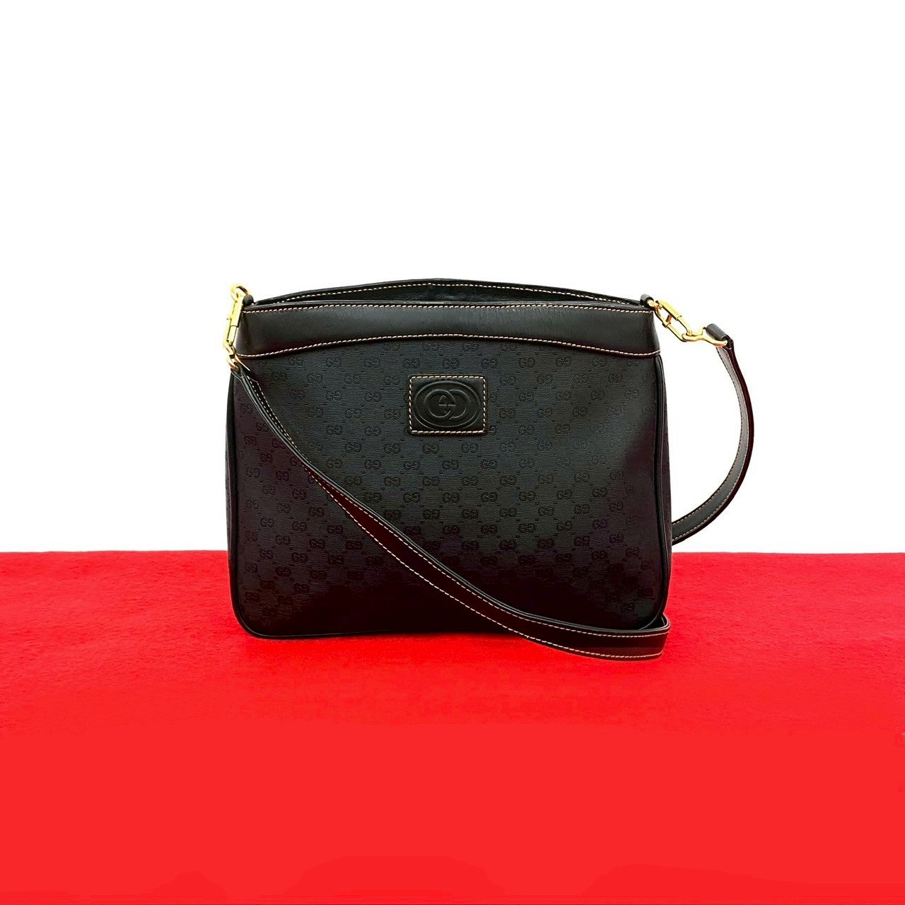 Gucci Micro GG Leather Shoulder Bag