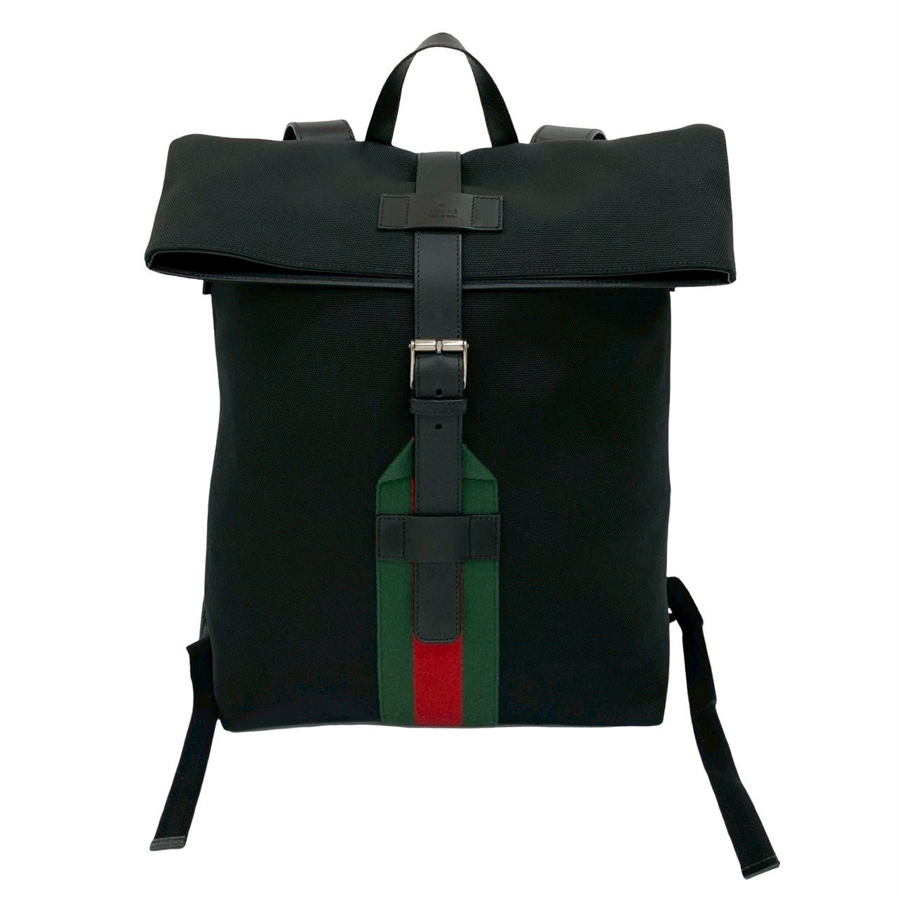 Gucci Sherry Line Techno Canvas Leather Backpack