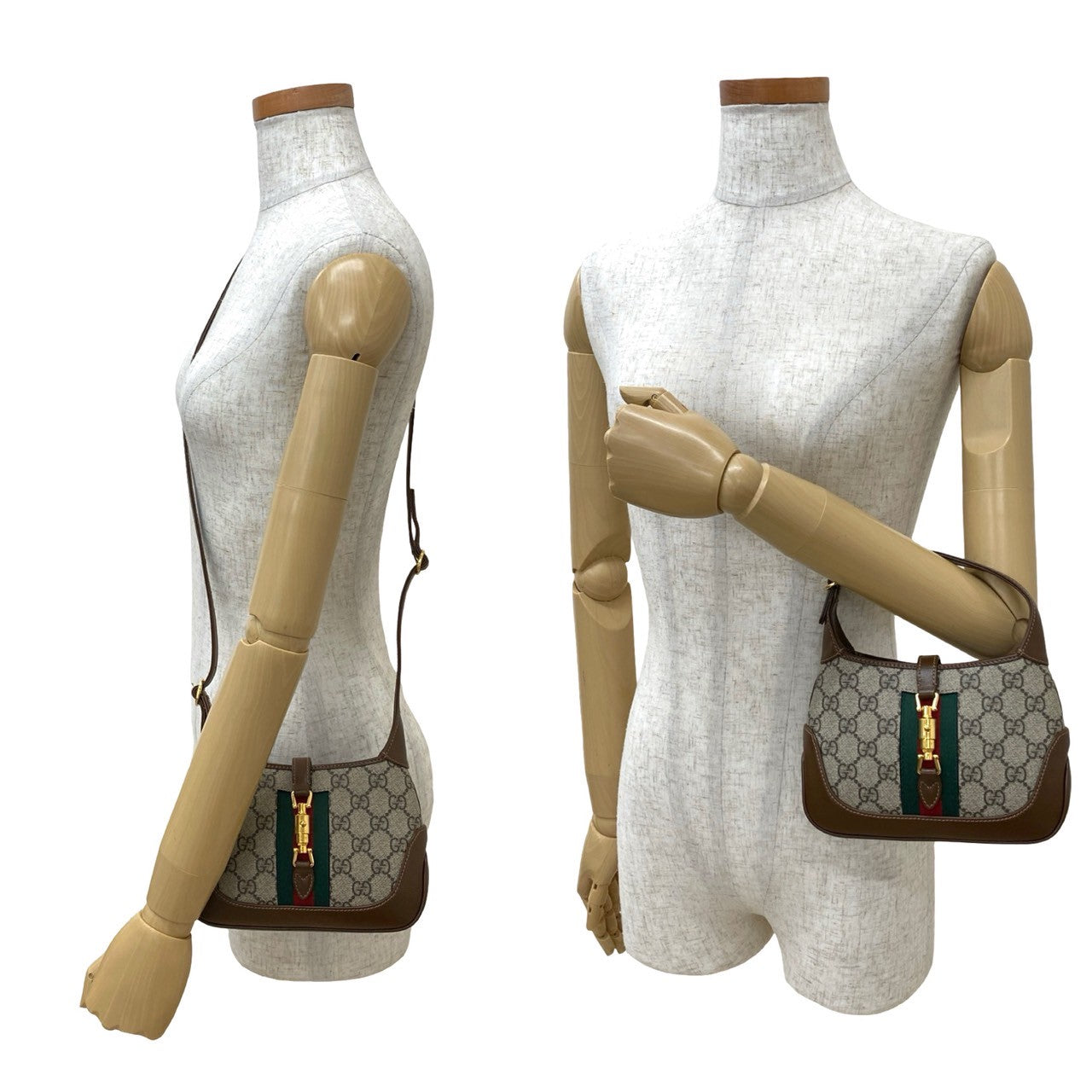 Gucci GG Supreme Leather Shoulder Bag
