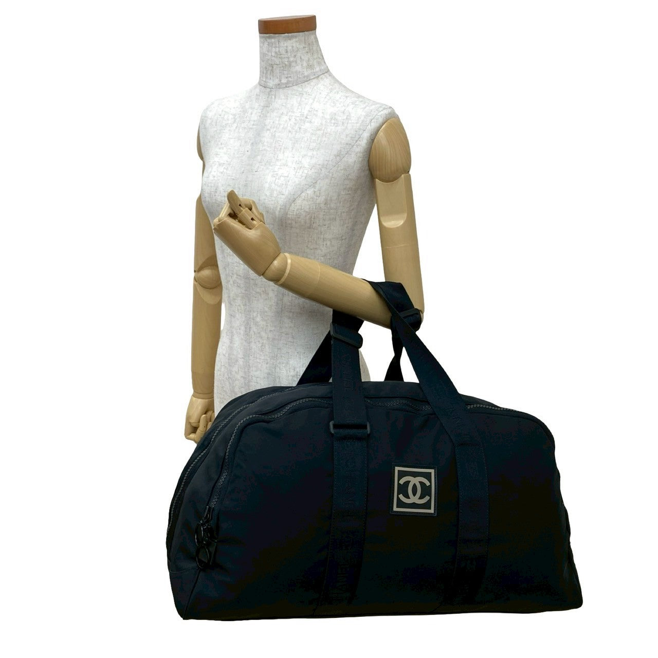 Chanel Nylon 2way Boston Handbag - Rovelle Bags