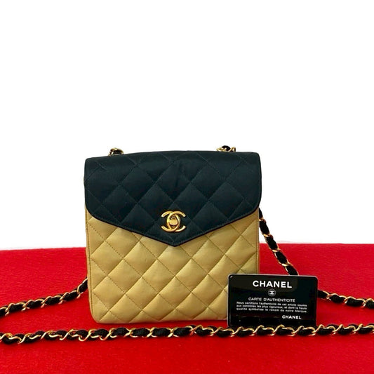 Chanel Matelassé Lambskin Satin Shoulder Shoulder Bag - Rovelle Bags