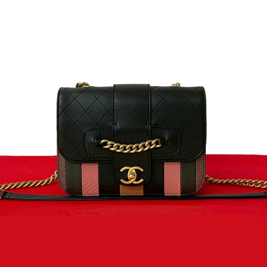 Chanel Coco Mark Python Leather Shoulder Shoulder Bag - Rovelle Bags