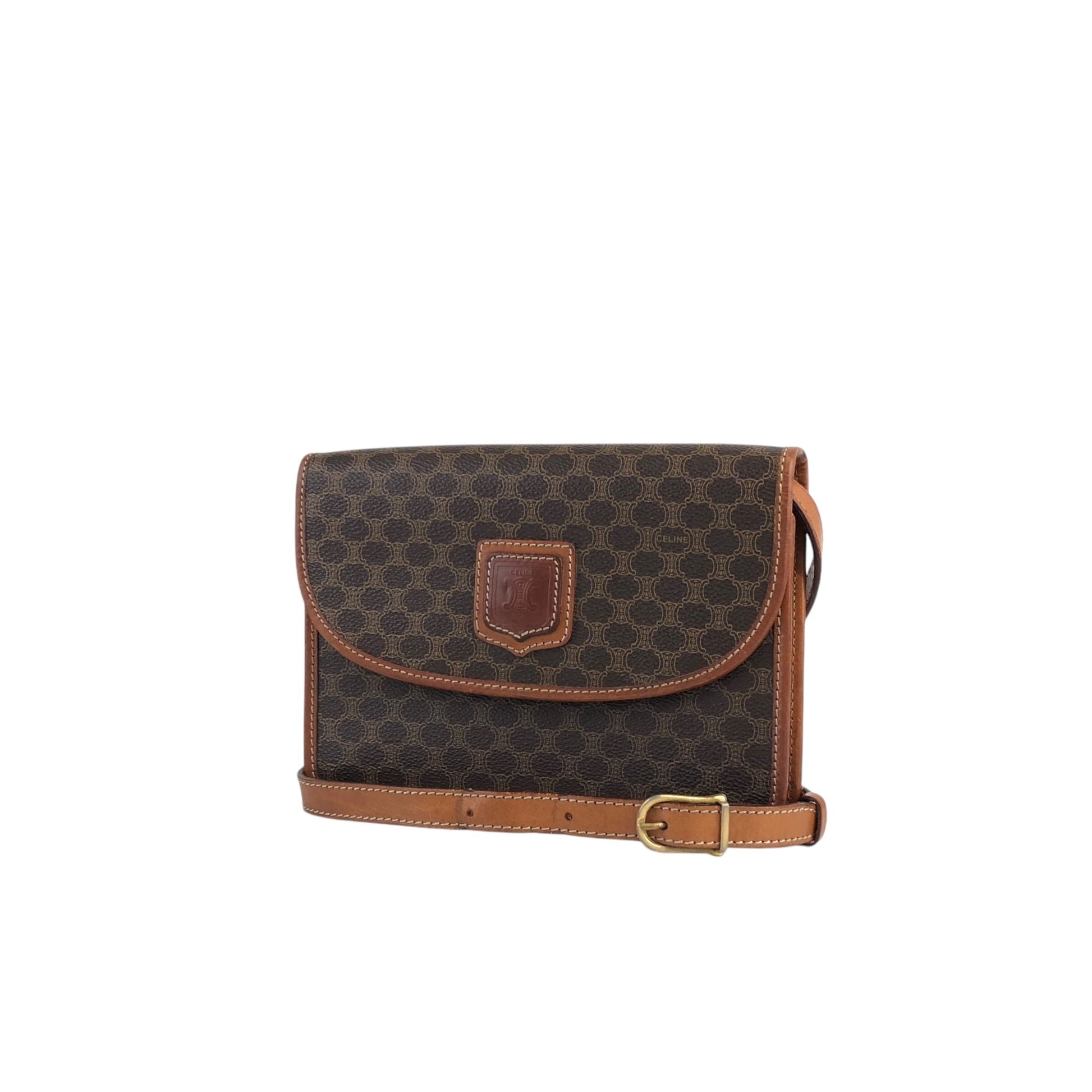 CELINE Shoulder bag Brown ix2eki