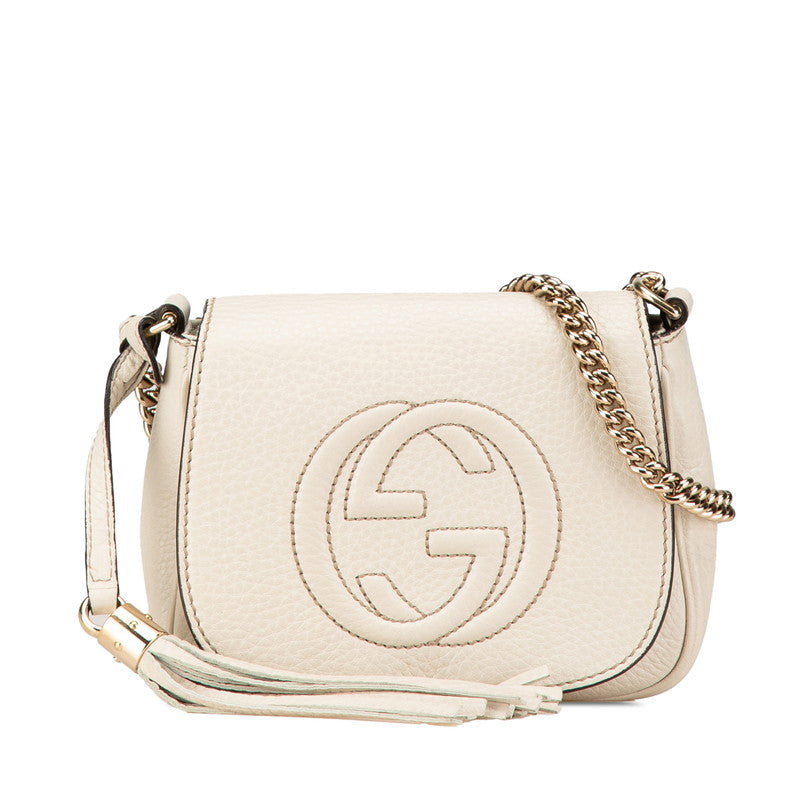Gucci Soho Interlocking G Leather Shoulder Bag