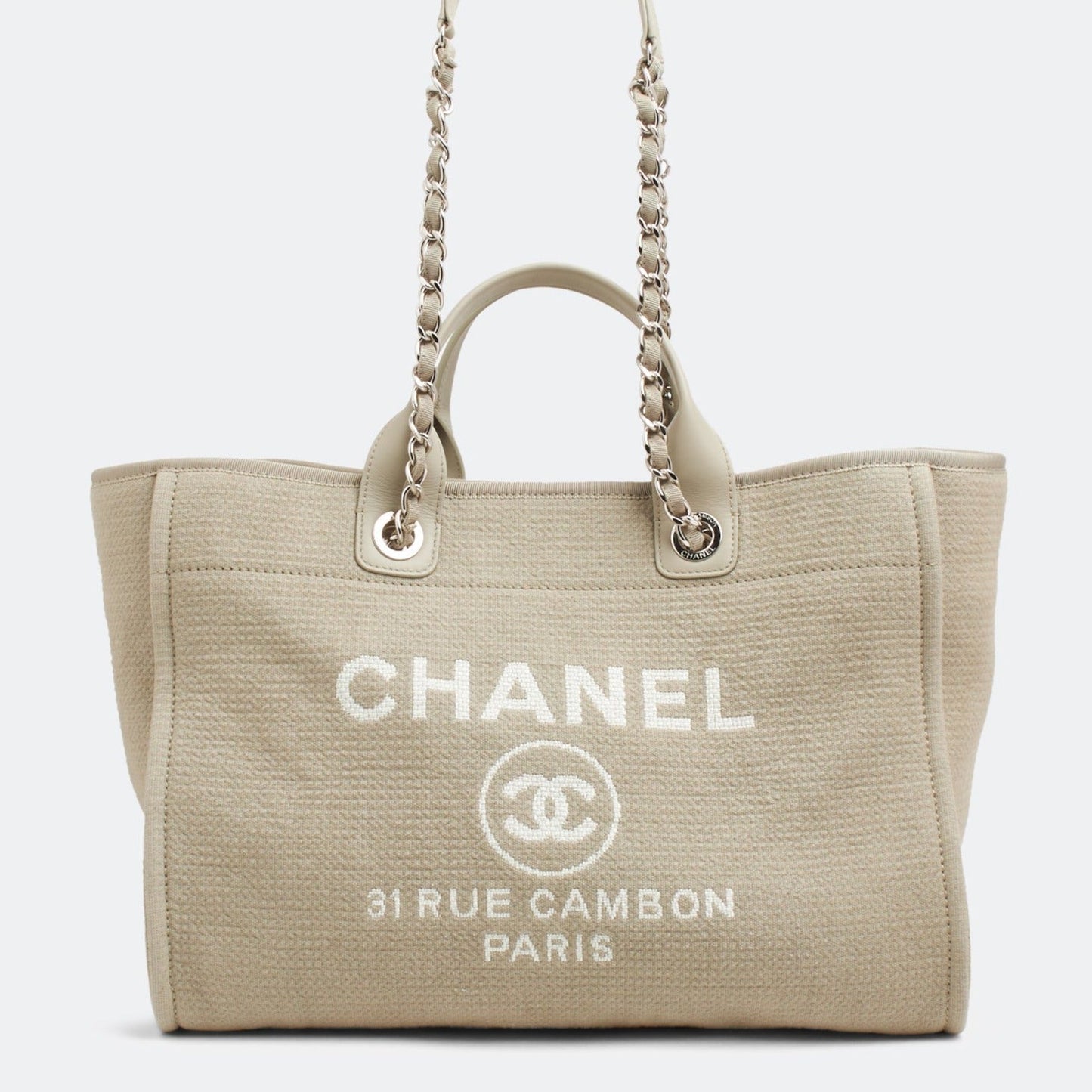 Chanel Deauville Medium Tote Tote Bag - Rovelle Bags
