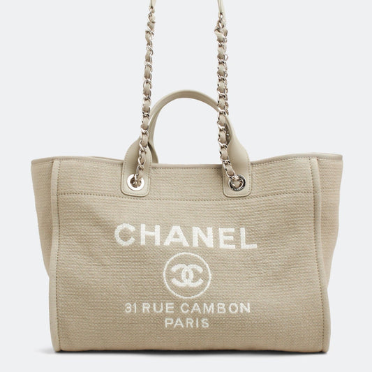 Chanel Deauville Medium Tote Tote Bag - Rovelle Bags