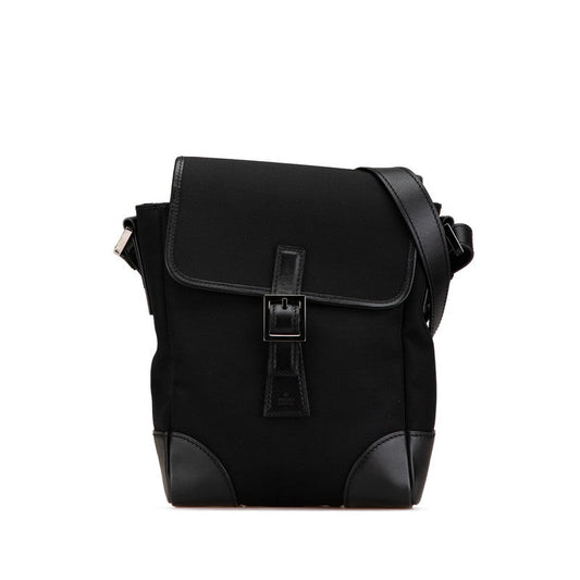 Gucci Canvas Leather Shoulder Bag