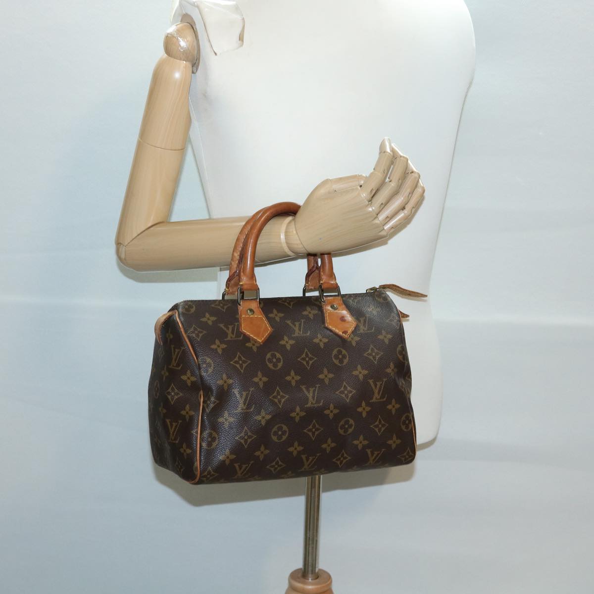 LOUIS VUITTON Monogram 25 Hand Bag M41528 LV pt5116