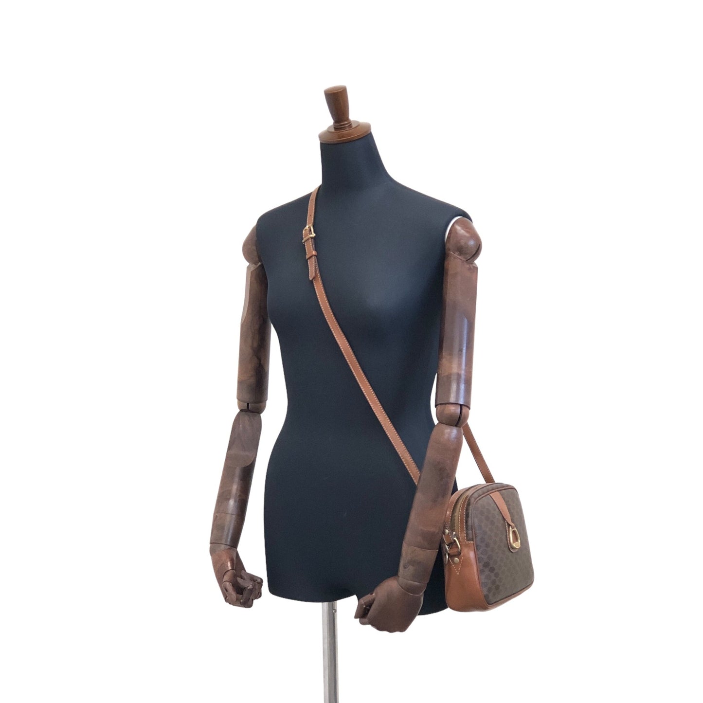 CELINE Macadam Shoulder bag Brown ytzpp5
