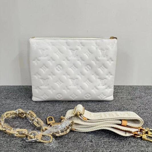 Louis Vuitton Coussin White Bag