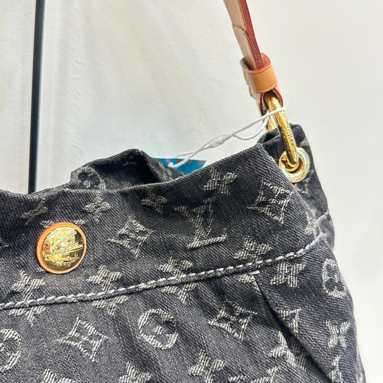 Louis Vuitton Denim Daily PM Black Shoulder Bag