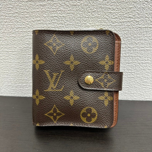 Louis Vuitton Monogram Canvas Brown Wallet V
