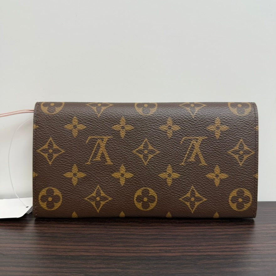 Louis Vuitton Monogram Long Wallet B0011 in Brown Leather