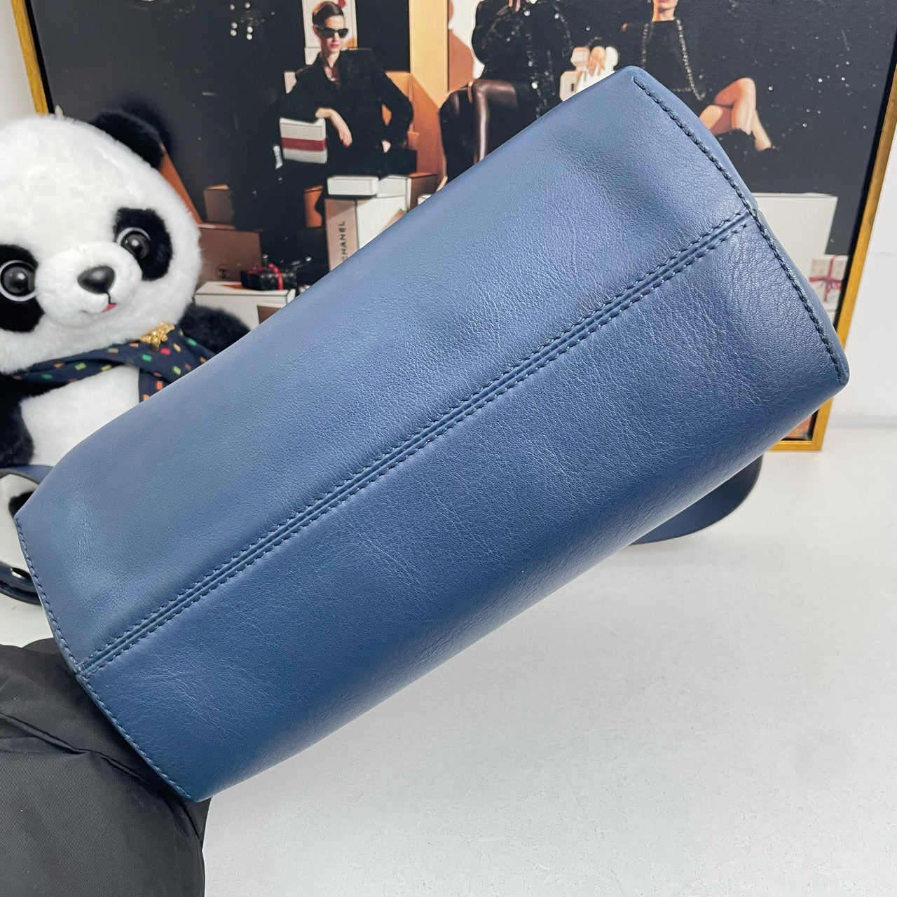 Fendi By The Way Satchel Bag in Blue Leather - , Style