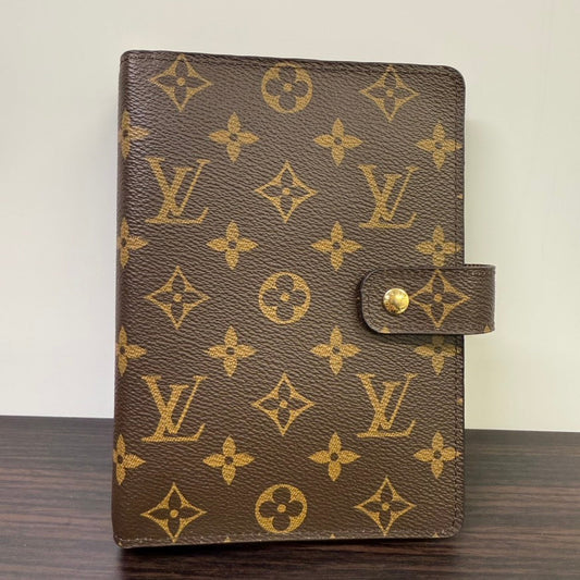 Louis Vuitton Monogram Agenda MM Brown Notebook