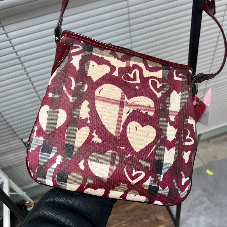 Burberry Heart Print Crossbody Bag - Rovelle Bags