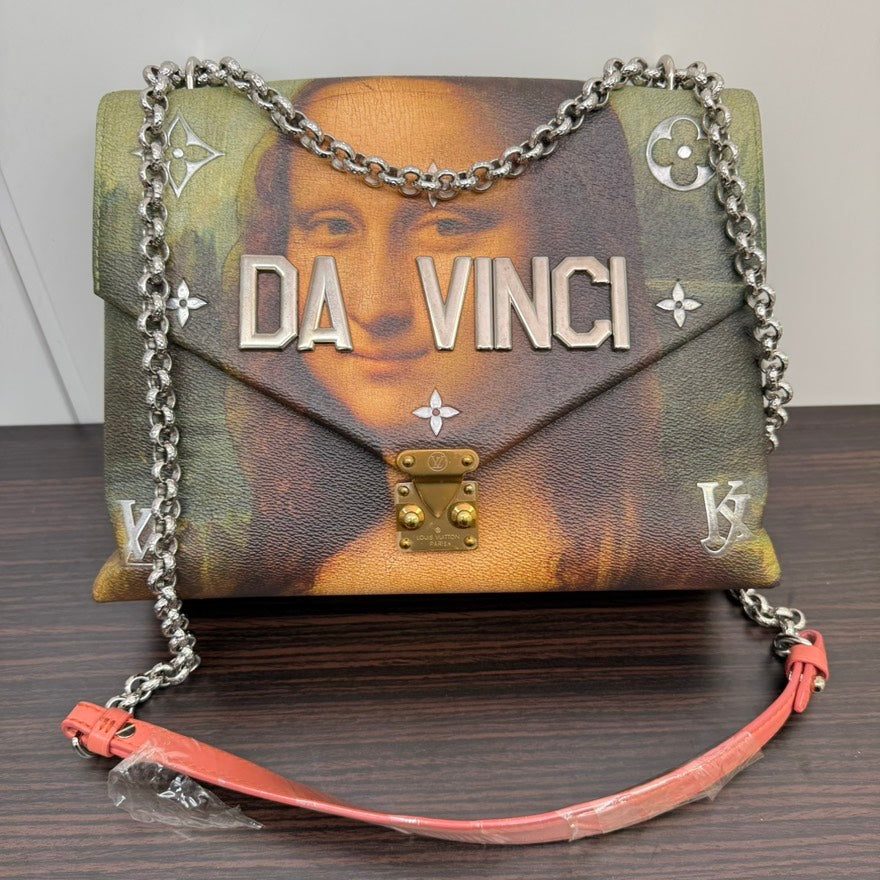 Limited? Louis Vuitton Da Vinci Chain Bag NGB441 Multicolor Shoulder Bag