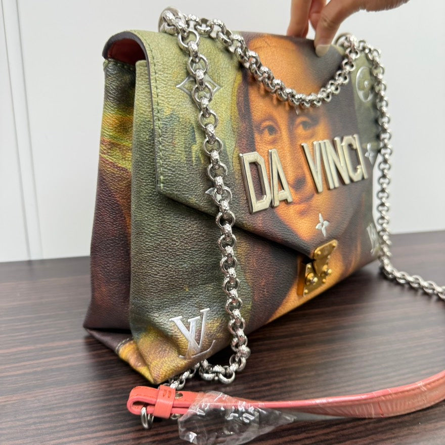 Limited? Louis Vuitton Da Vinci Chain Bag NGB441 Multicolor Shoulder Bag