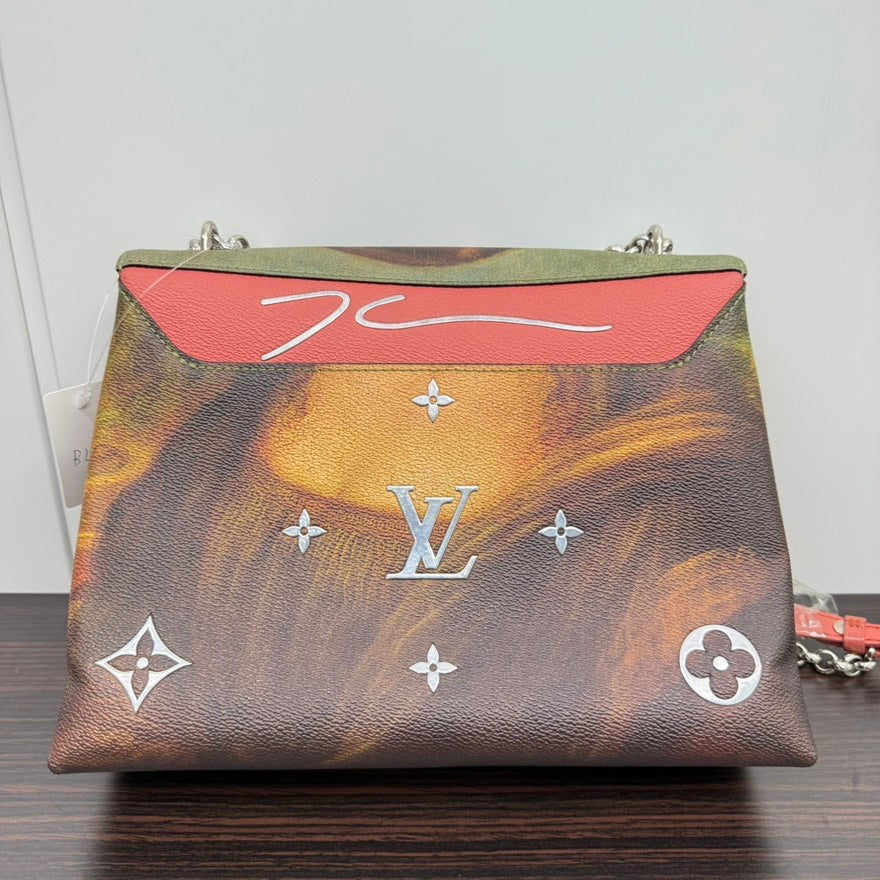 Limited? Louis Vuitton Da Vinci Chain Bag NGB441 Multicolor Shoulder Bag