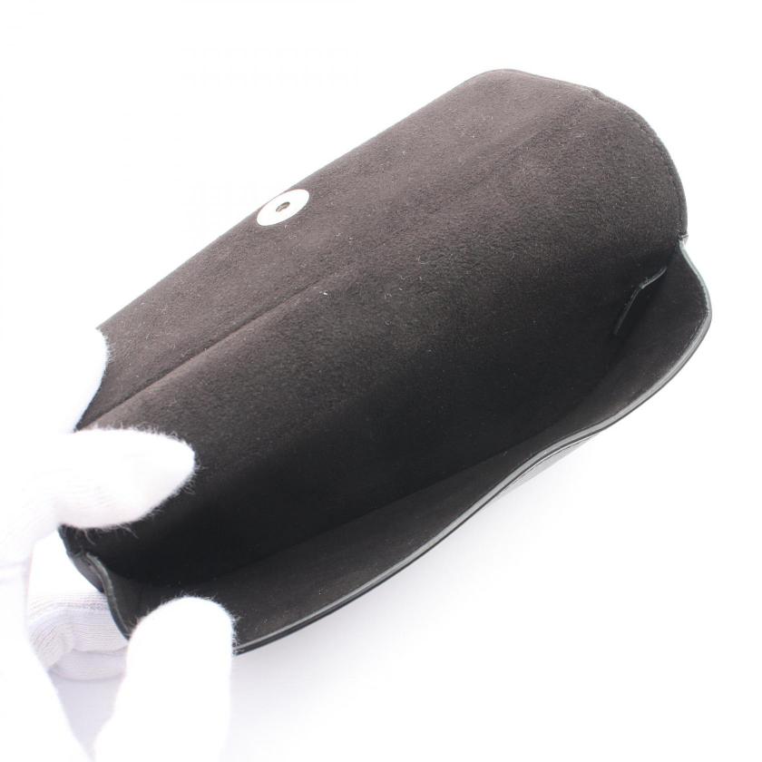 LOUIS VUITTON Etui Lunette Monogram Eclipse Glasses Case Black PVC Leather