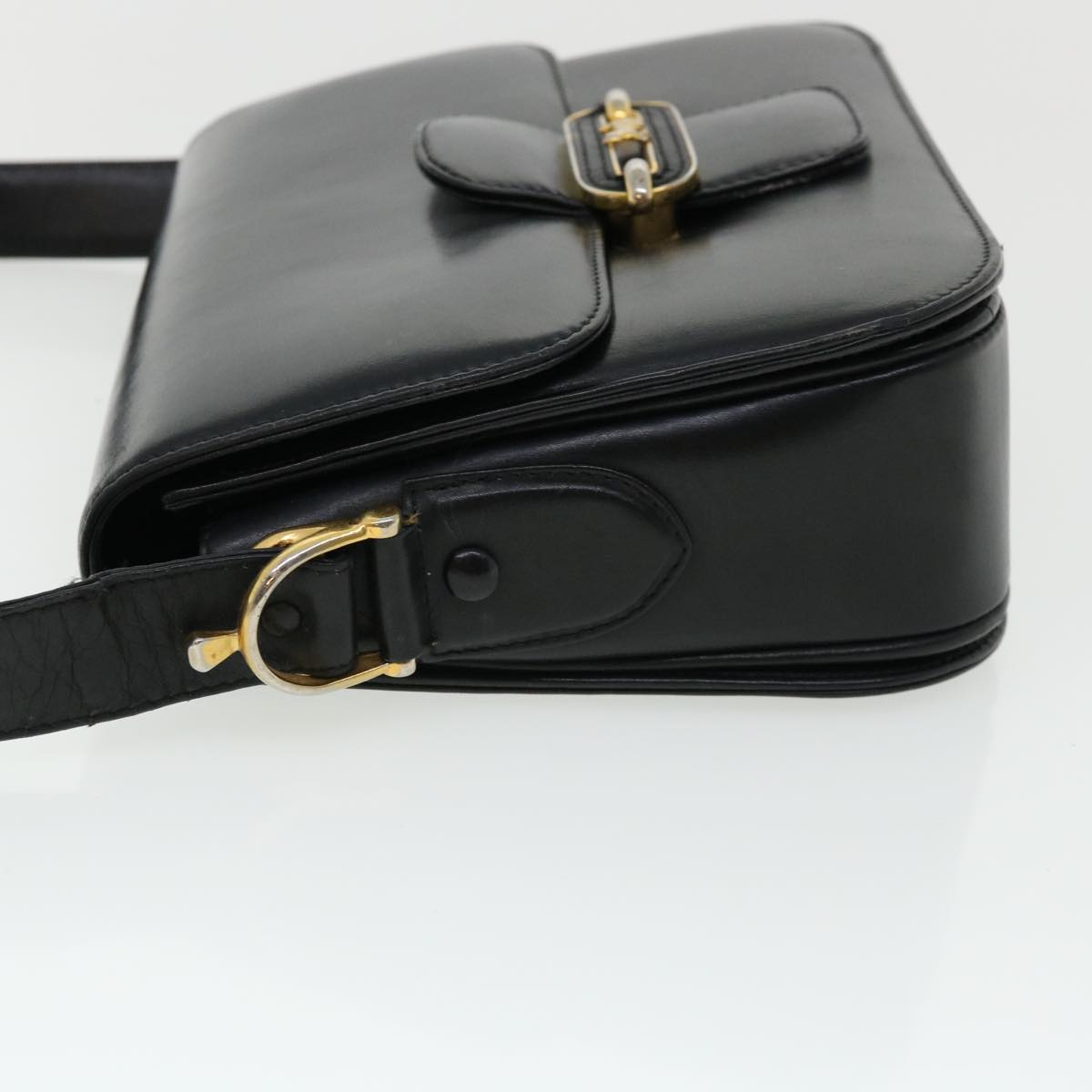 Luxury CELINE Shoulder Bag Leather Black rd3515