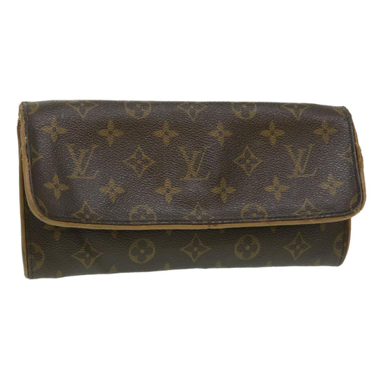 LOUIS VUITTON Monogram Pochette Twin GM Shoulder Bag M51852 LV Auth rd4220