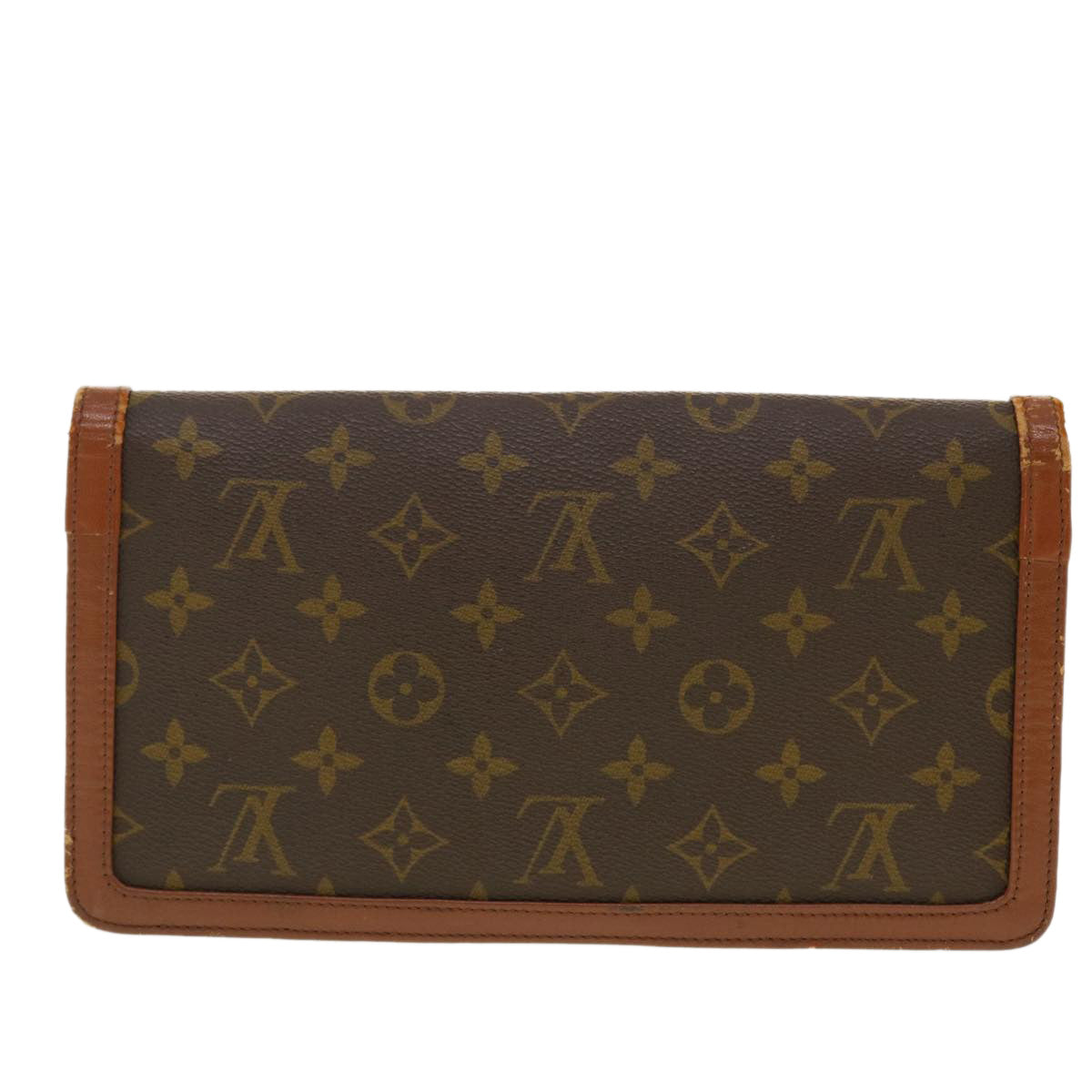 LOUIS VUITTON Monogram Pochette Dam PM Clutch Bag M51812 LV rd4764