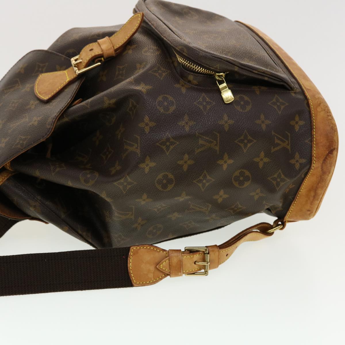 LOUIS VUITTON Monogram Montsouris GM Backpack M51135 LV Auth rd4826